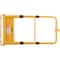Global Industrial Universal Spring-Loaded Safety Swing Gate, 24 to 40 W Opening, Yellow 708360YL - alternate 3